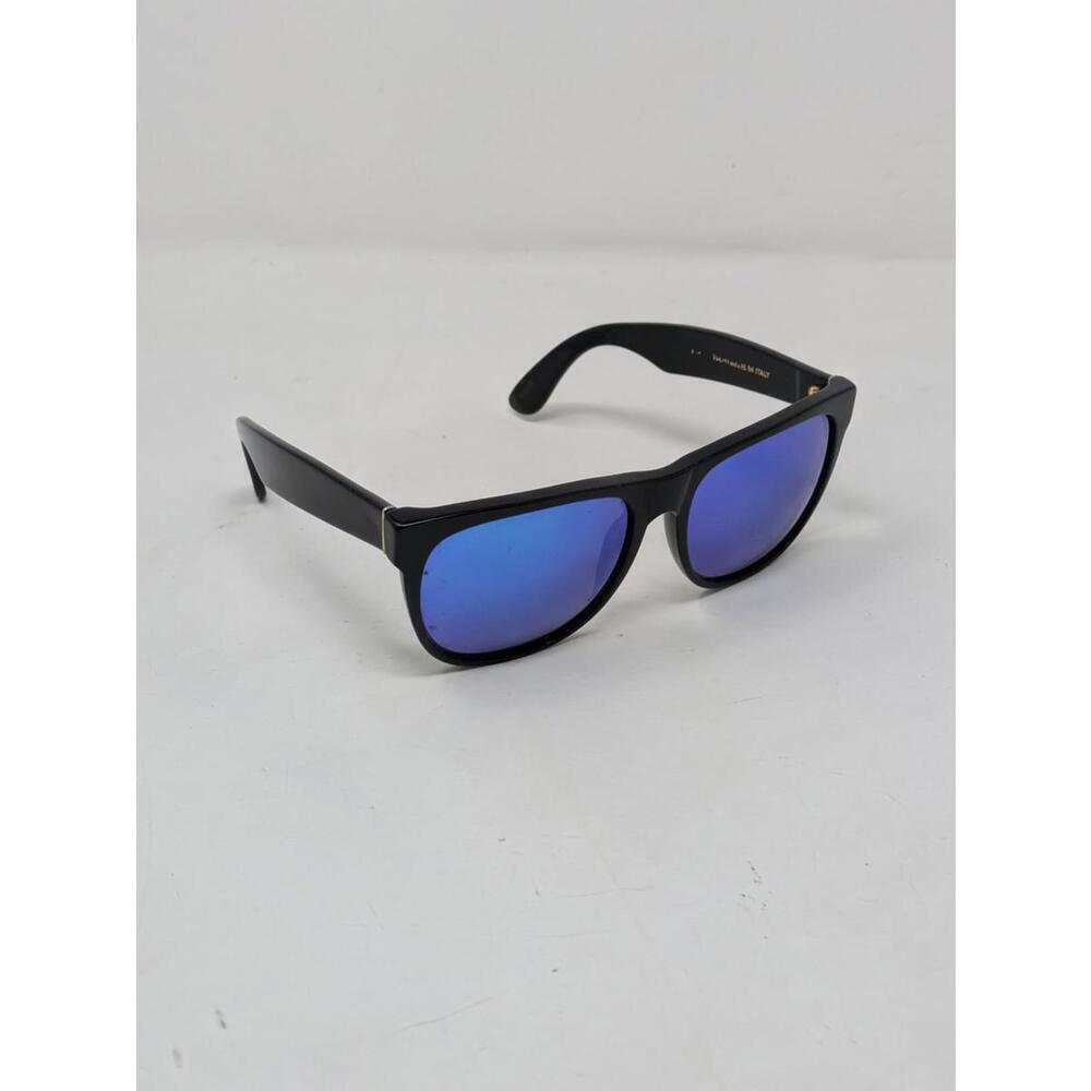 RetroSuperFuture Classic Sunglasses Black/Blue/Purple Mirror 55mm